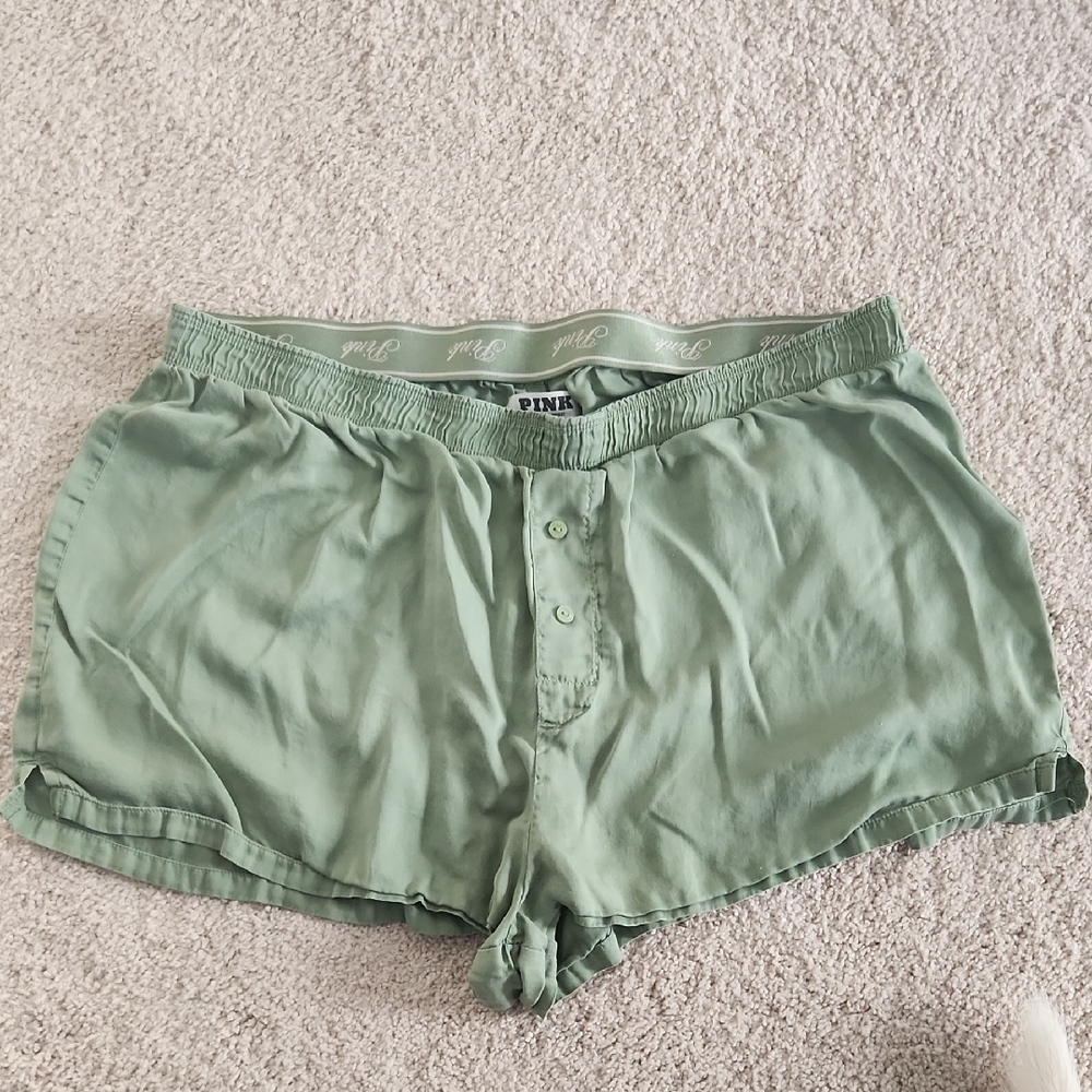 Victoria's Secret Green Sleep Shorts